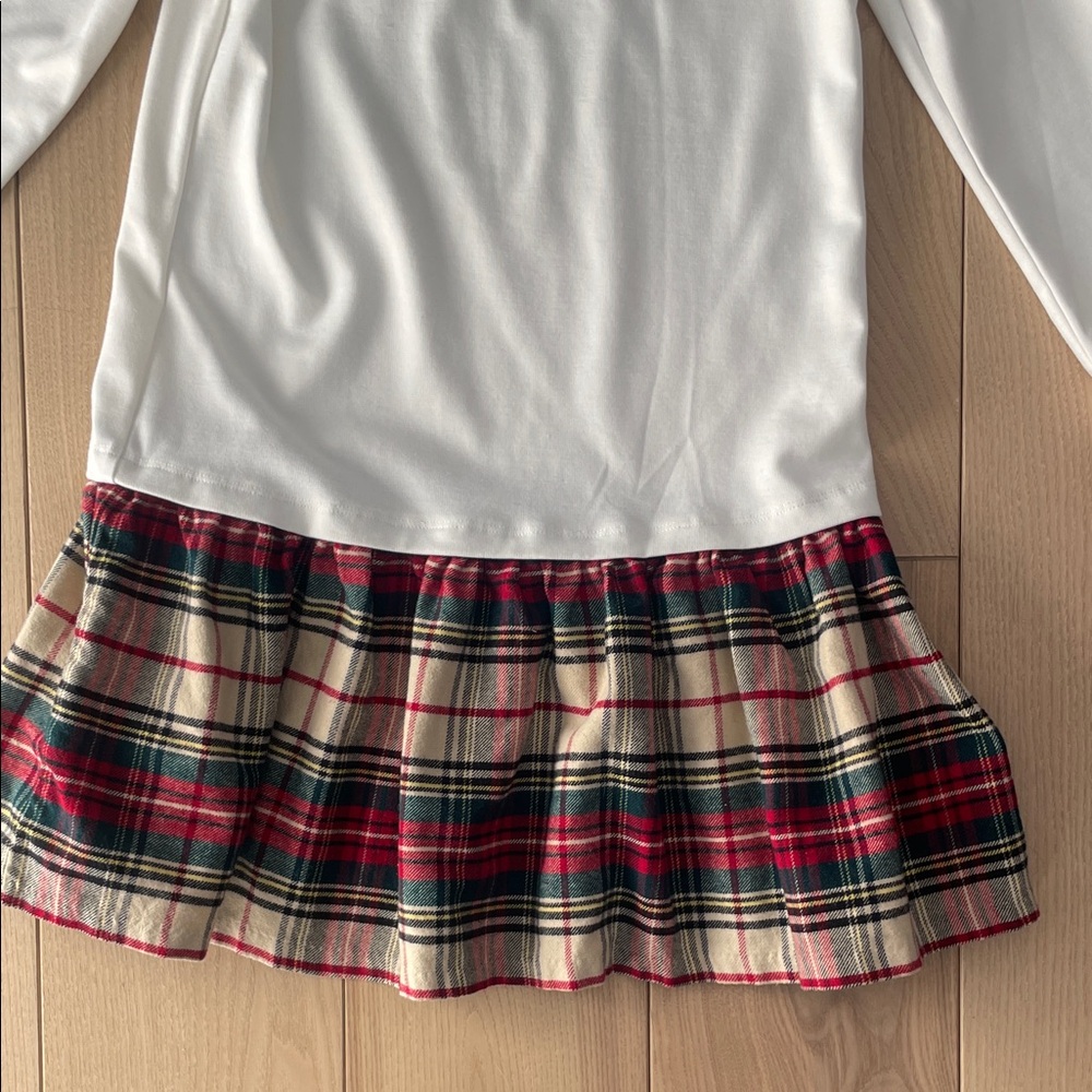 Polo by Ralph Lauren White and Plaid Kids Formal Dress - Picture 8 of 8